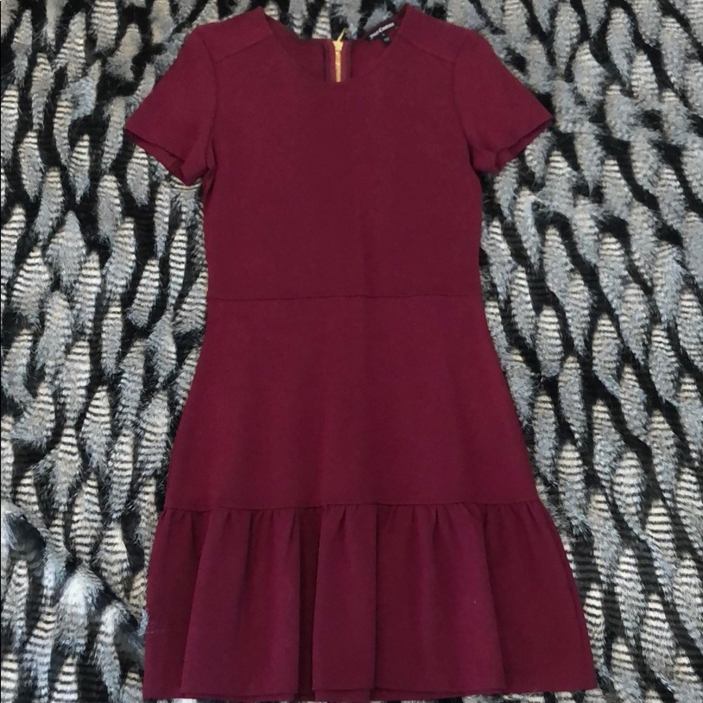 Juicy couture mini dress with gold zipper back.